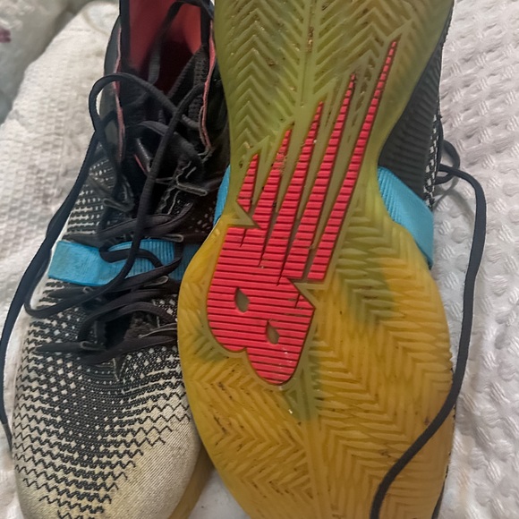 New Balance OMN1S Kawhi Leonard Baited Black Teal White Red Basketball Shoes - Picture 7 of 13